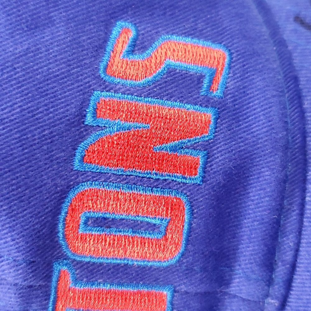 Detroit Pistons hat ball cap royal blue snap back embroidered signed number 5 - Picture 5 of 9